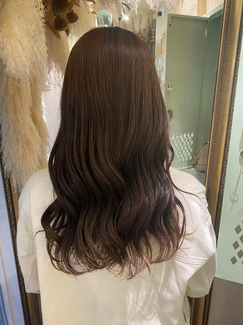 ロング トリートメント 透明感カラー/韓国 ヘア🩶yuri🩵のヘアスタイル