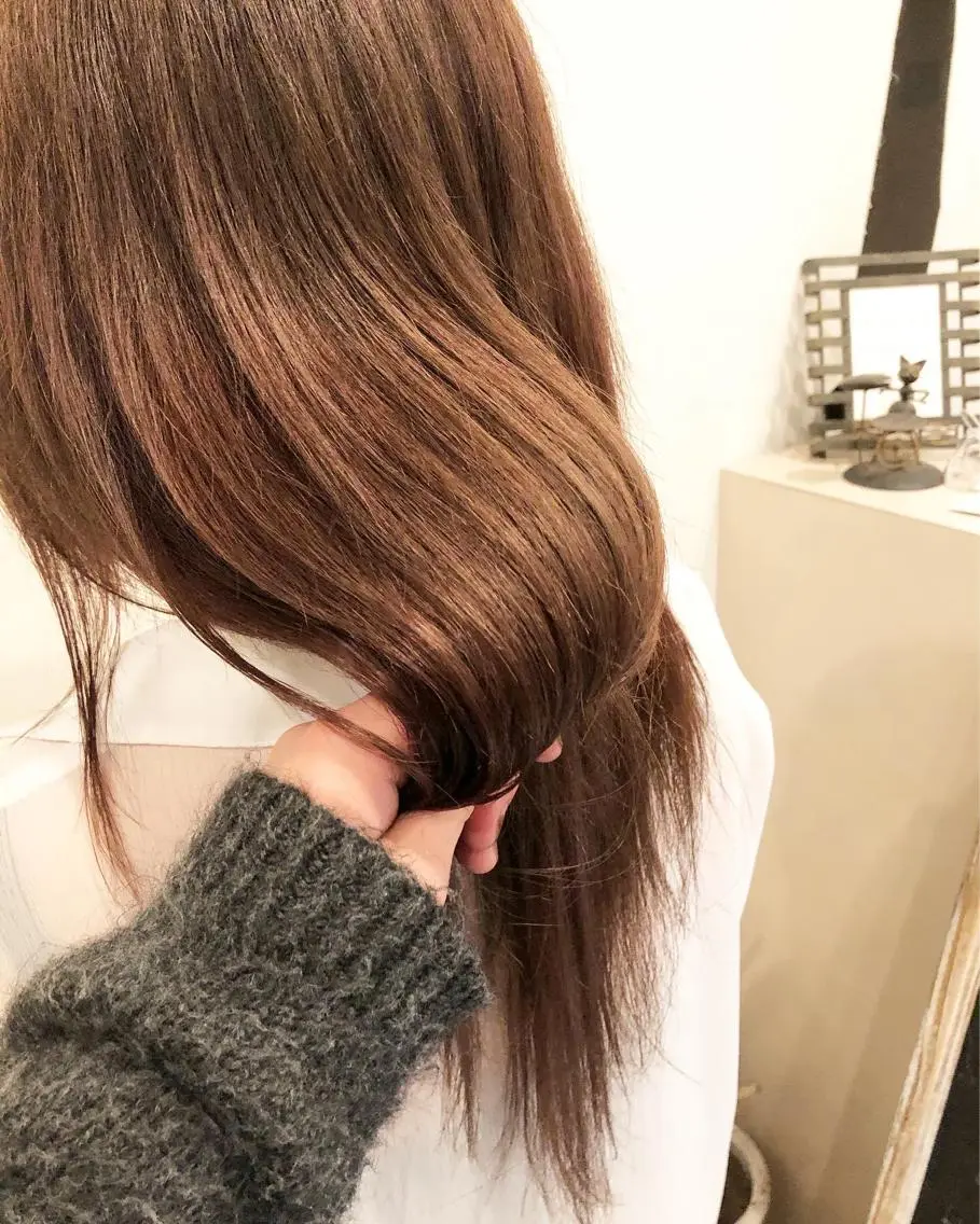 セミロング カラー ヘアアレンジ ブリーチ ヘアカラー メンズ特化✂️栗原 侑也のヘアスタイル