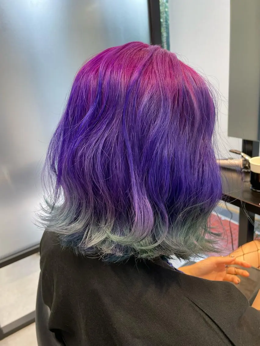 ショート カラー ヘアアレンジ ブリーチ ケアブリーチ ダブルカラー グラデーションカラー ボブ ヘアカラー トリートメント 髪質改善×ハイトーン 中田啄也のヘアスタイル