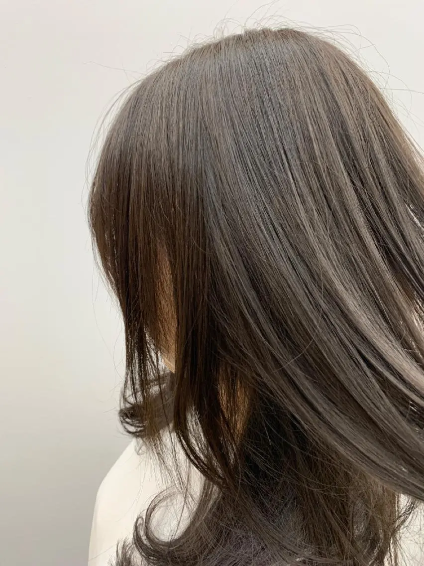 ミディアム カラー 縮毛矯正×髪質改善 店長 DAITOのヘアスタイル