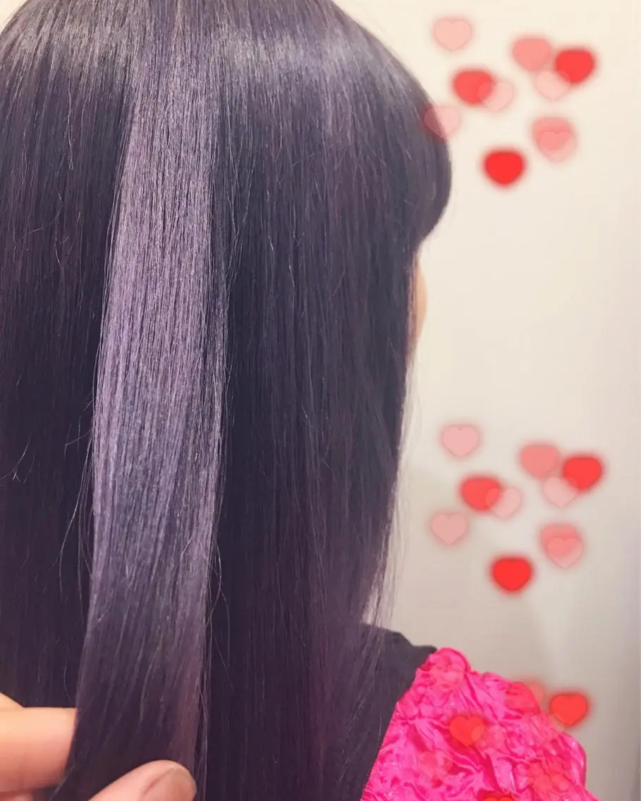カラー バイオレットカラー 新宿駅近♡個室 ♡関口三都季🌜のヘアスタイル
