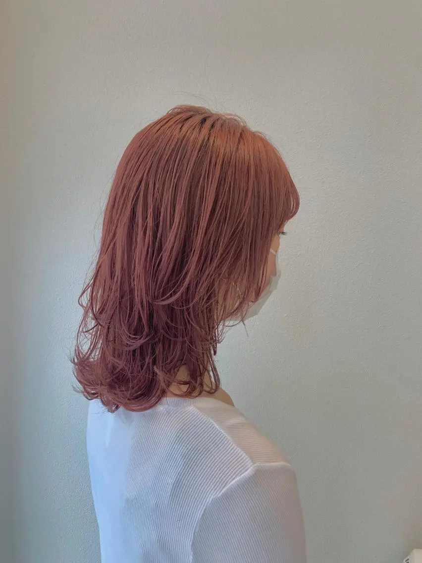 セミロング 【ダブルカラー指名 No.1】森栄範のヘアスタイル