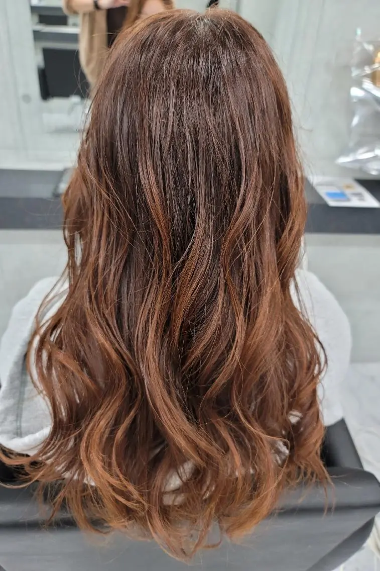ロング カラー ヘアアレンジ ❇️安達 優心❇️ レイヤー/艶髪特化のヘアスタイル