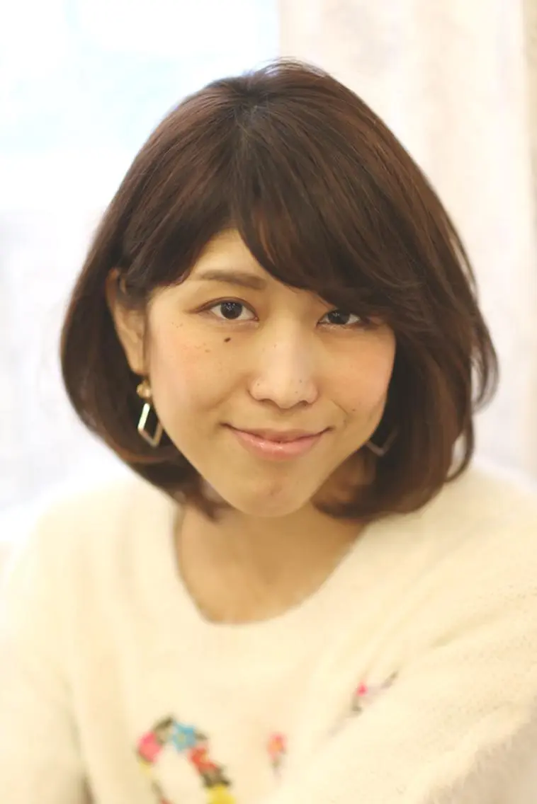 ミディアム ボブ 工藤 久美のヘアスタイル
