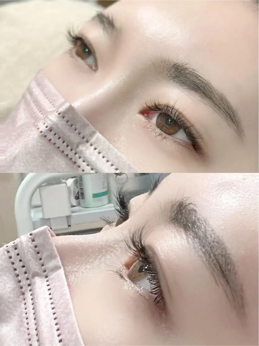 マツエク・マツパ パリジェンヌラッシュリフト 一重×まつ毛パーマ マツエク eyelash presh yukaのマツエク・マツパデザイン