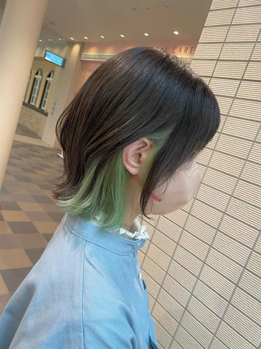 ミディアム ヘアカラー トリートメント KANA🌷 髪質改善のヘアスタイル