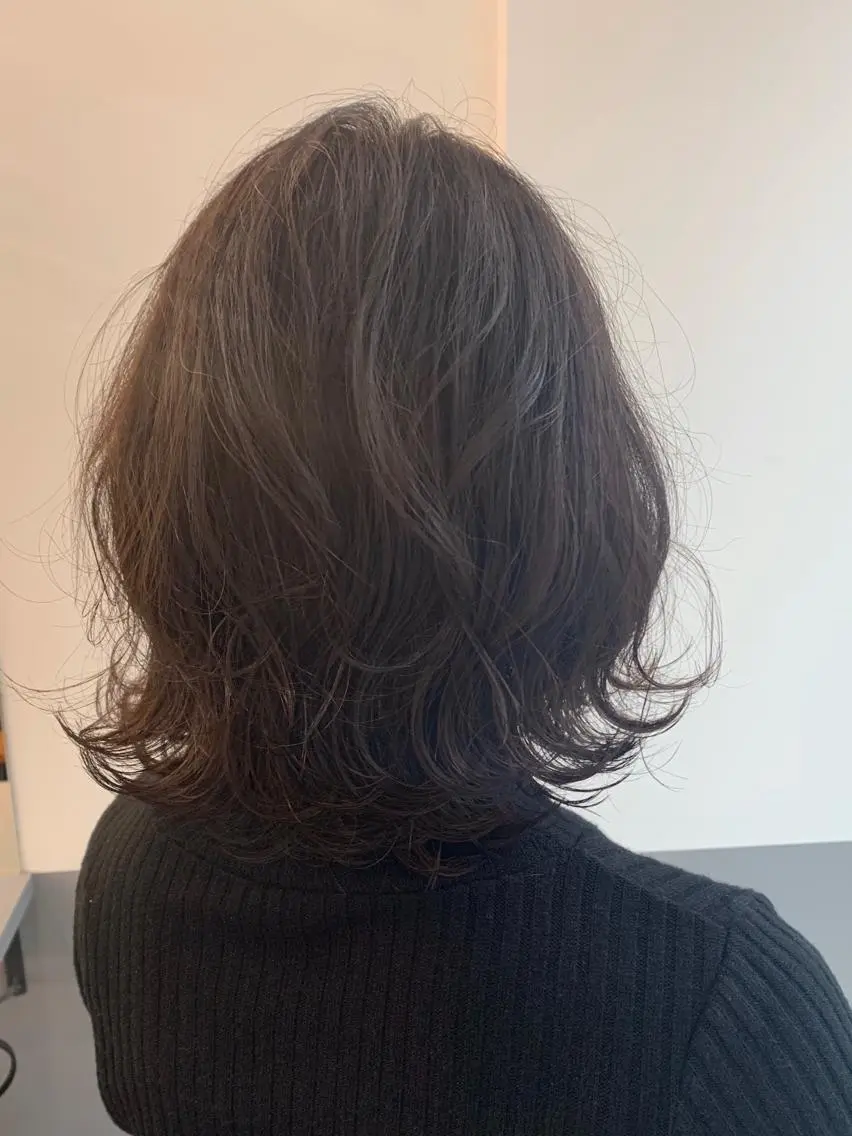 ミディアム カラー カット ヘアカラー トリートメント 🌛ダブルカラー 🌜SAYAKAのヘアスタイル