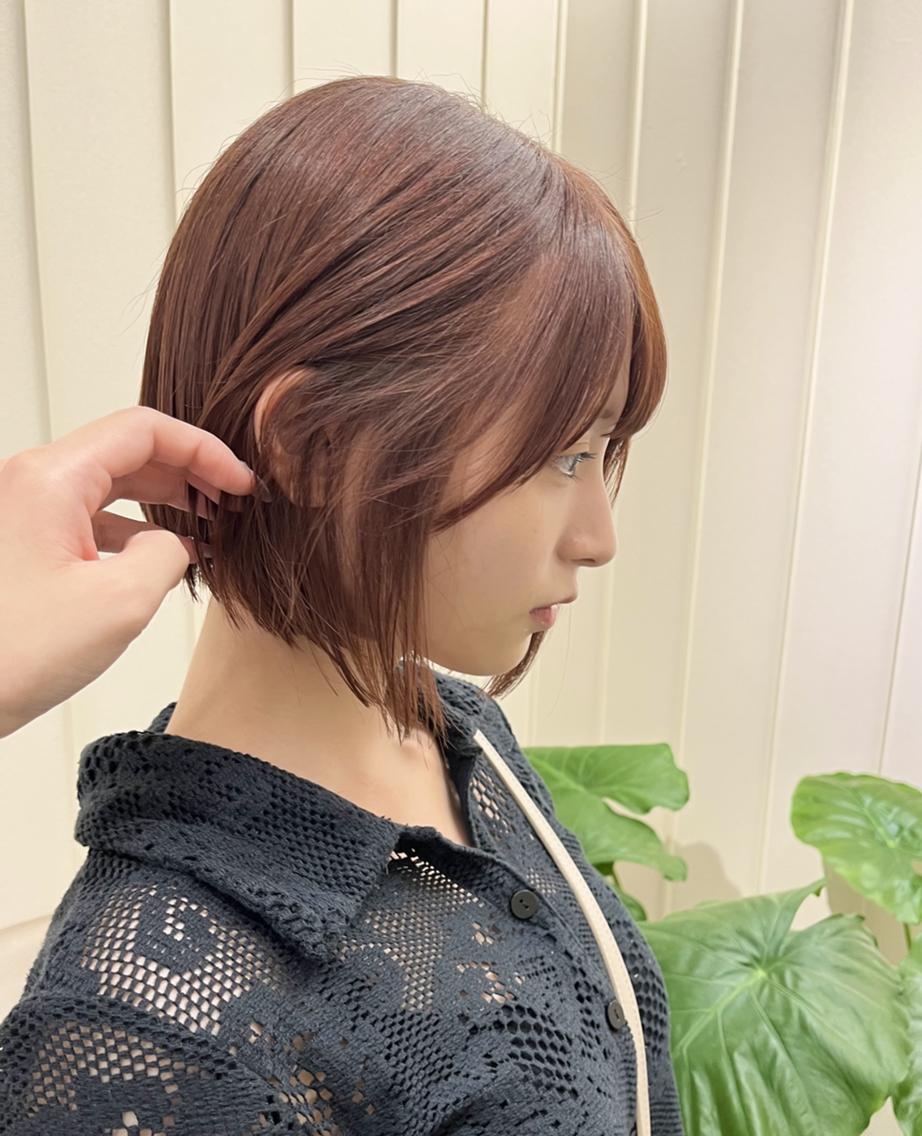 ショート カラー 髪質改善/パーマ/ 暖色カラー❤Reiのヘアスタイル