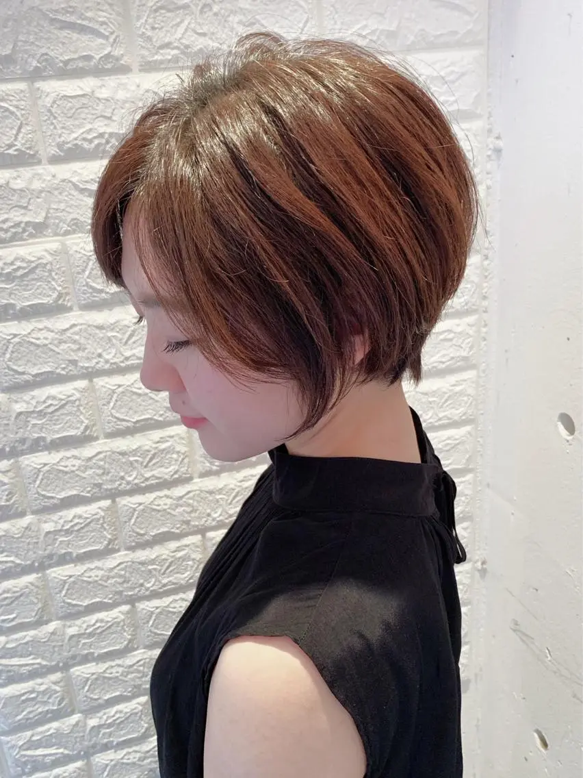 ショート カラー 大人女性ショート専門 tomodaのヘアスタイル