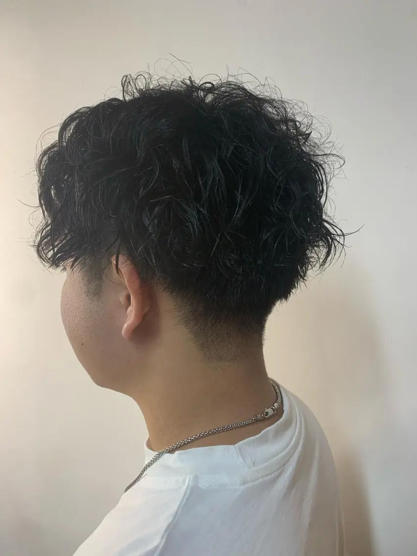 カラー パーマ メンズ STYLE袋町店 赤畠達弥のヘアスタイル