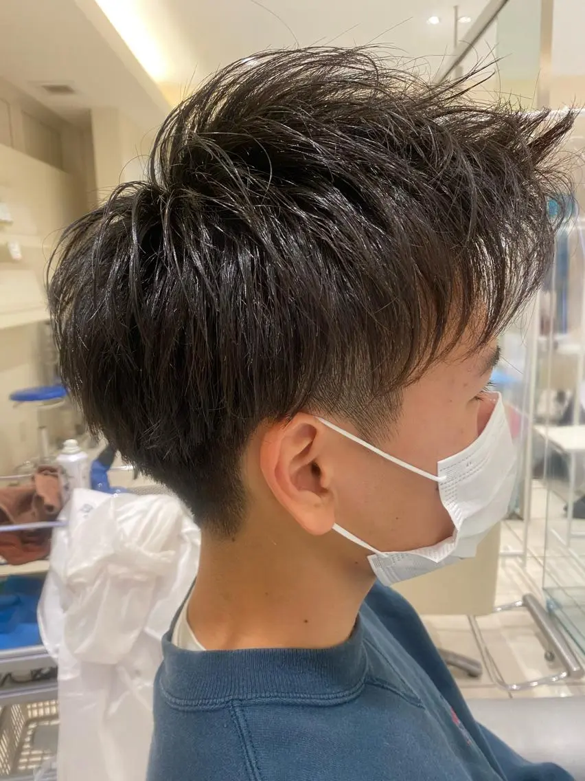 メンズ メンズパーマ 副店長ユウタのヘアスタイル