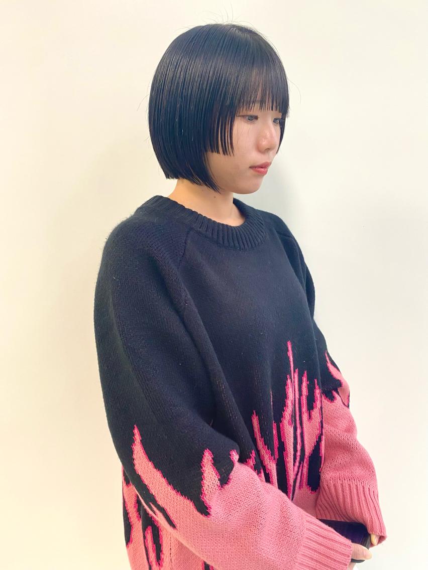 ショート ボブ カット 横地 凌のヘアスタイル