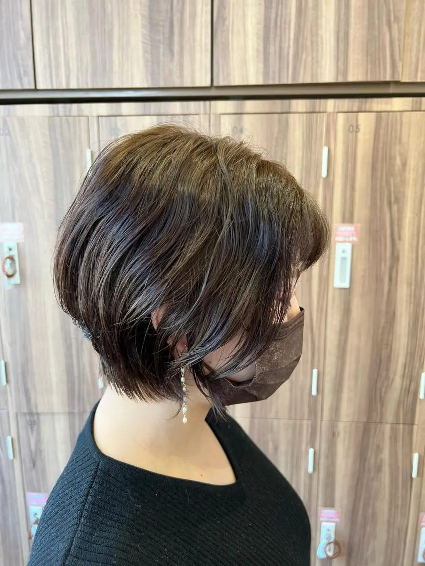 ショート パーマ 大人ショート/ 高下将一のヘアスタイル