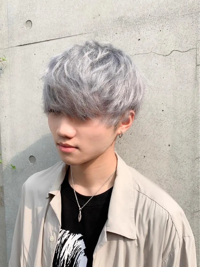 ショート カラー ヘアアレンジ メンズ ヘアカラー トリートメント メンズスタイル ly本厚木のヘアスタイル
