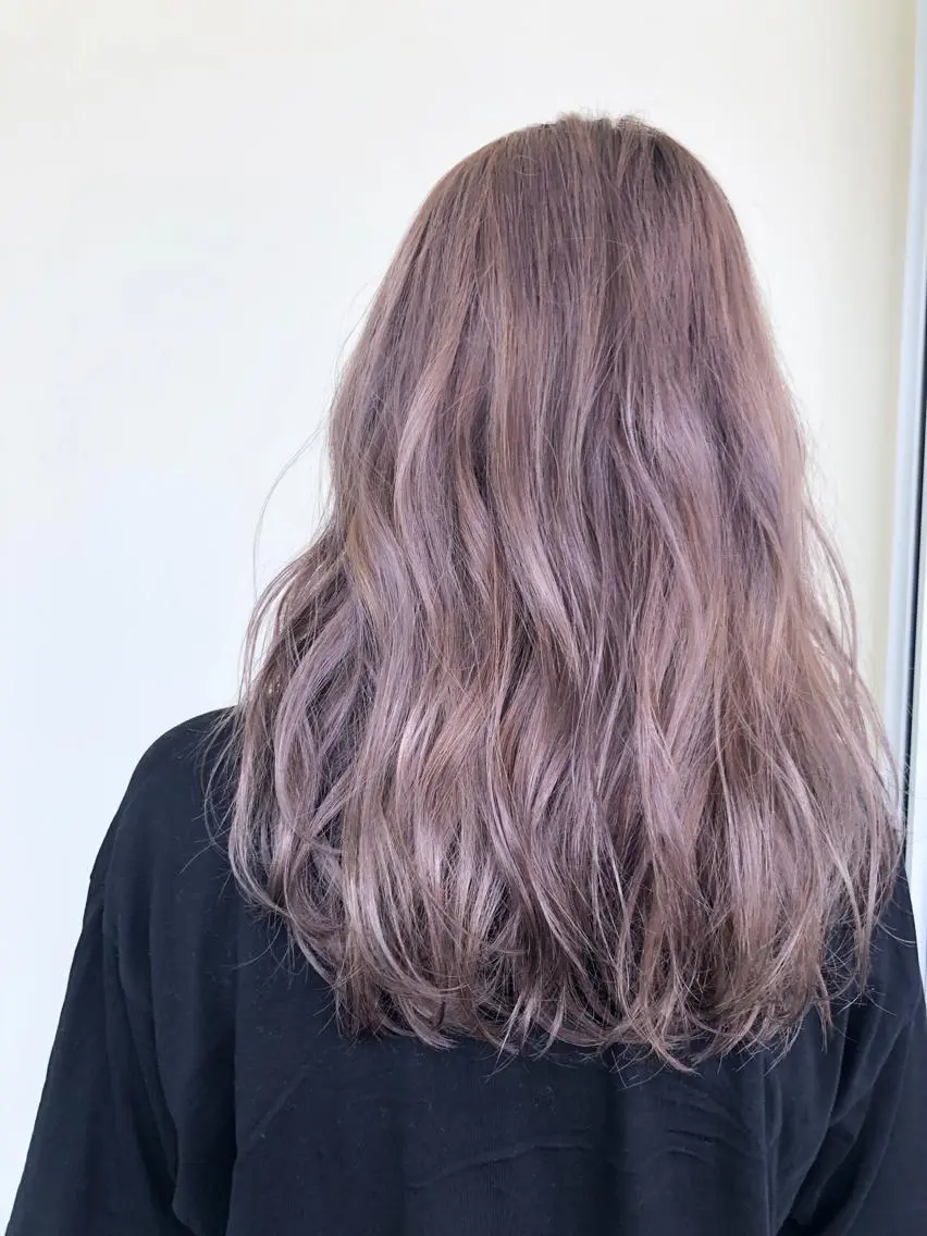 ロング カラー Moca 〰️のヘアスタイル
