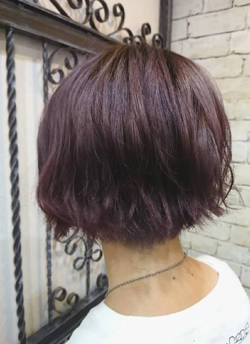 ショート パーマ ヘアアレンジ メンズ カラー メンズハイライト グラデーションカラー ハイライトカラー ハイライト まとまり💯悩み改善 ★松本尚弥★店長のヘアスタイル