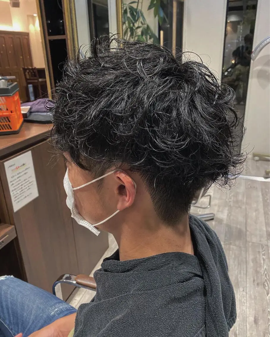 メンズ メンズパーマ 池田 健汰のヘアスタイル