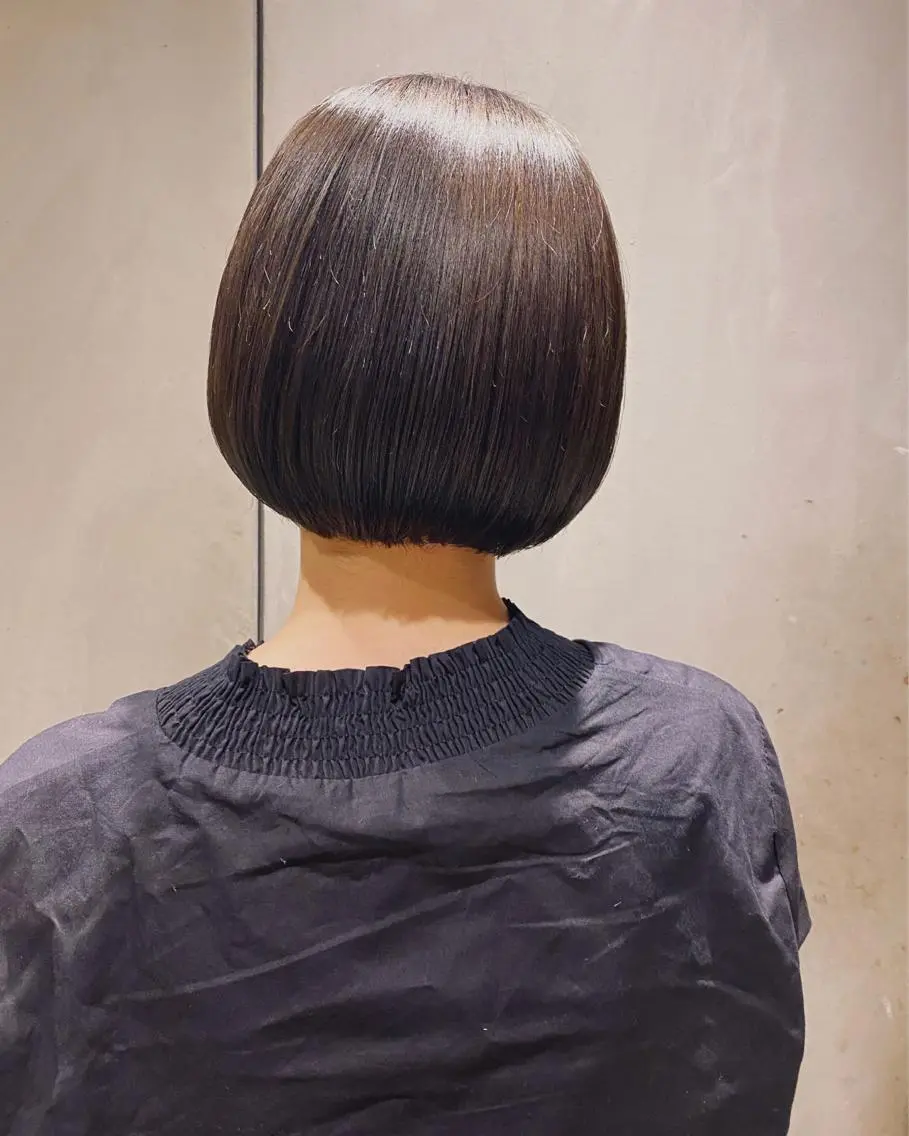 ショート カラー ボブ カット トリートメント ミク／ 北参道／ショートのヘアスタイル