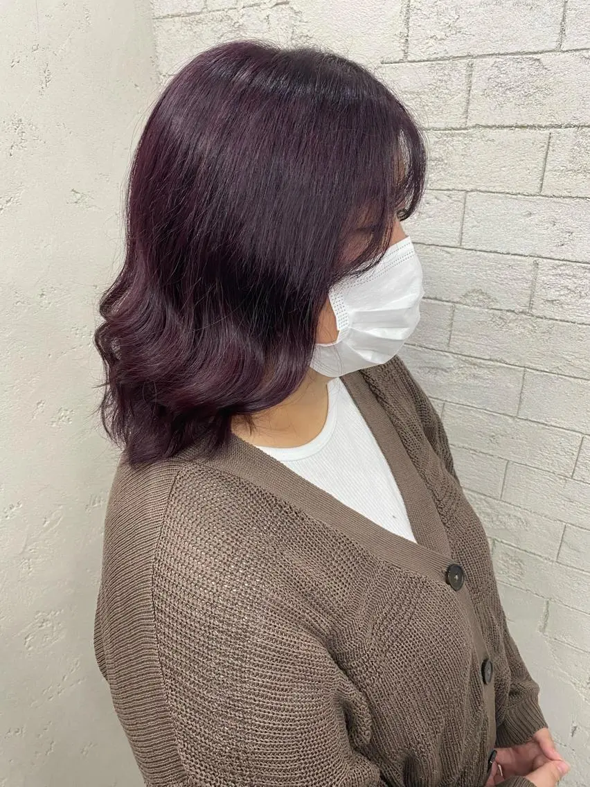 ロング カラー ピンクカラー グレージュ達人/赤み 消し/ブリーチ/岩崎のヘアスタイル