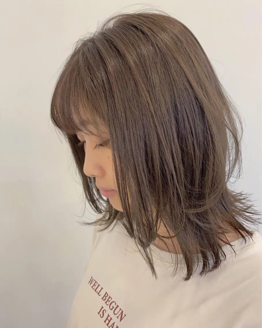 セミロング ୨୧柔らかいカラー nozomi ୨୧のヘアスタイル