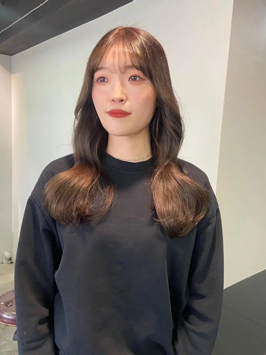 ロング カラー 地毛風艶カラー🌿 喜多夏海のヘアスタイル