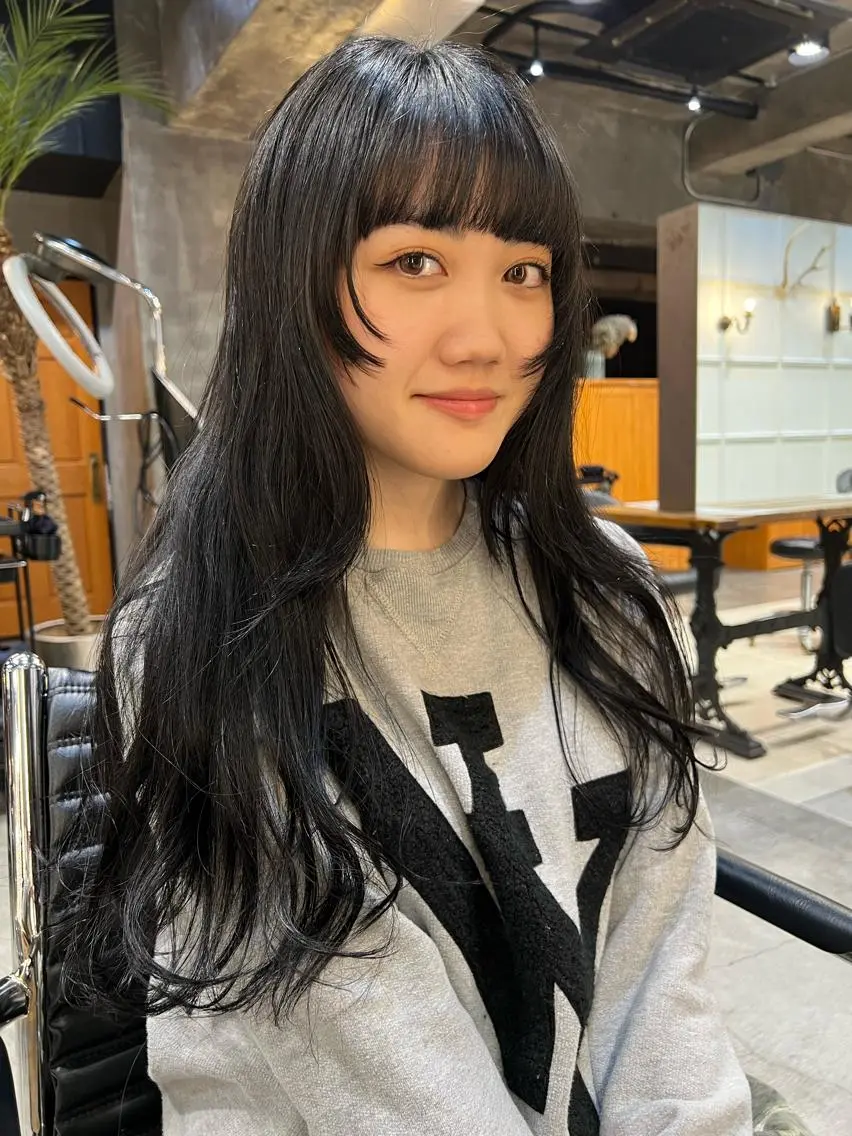 ロング カラー 圧倒的デザイン力 店長🎨RENAのヘアスタイル
