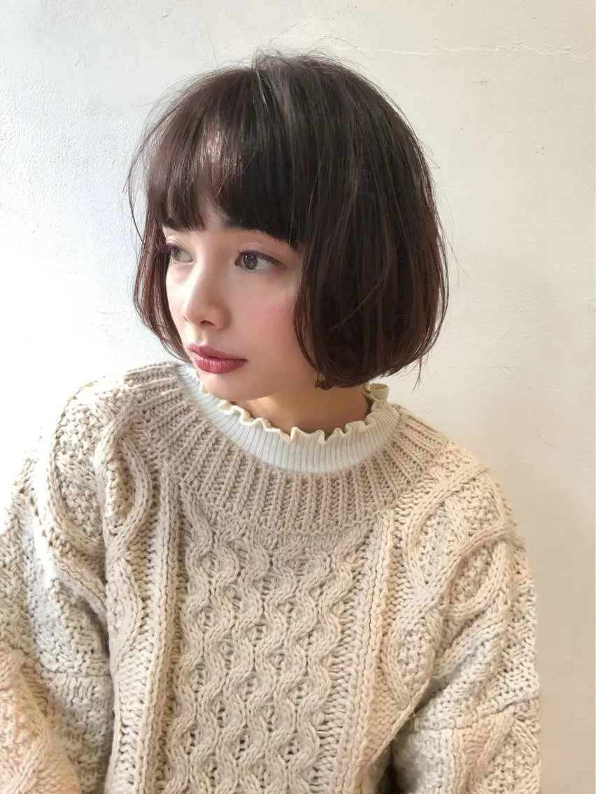 ショート カラー ボブ メンズカット特化柏駅 徒歩3分LOUのヘアスタイル