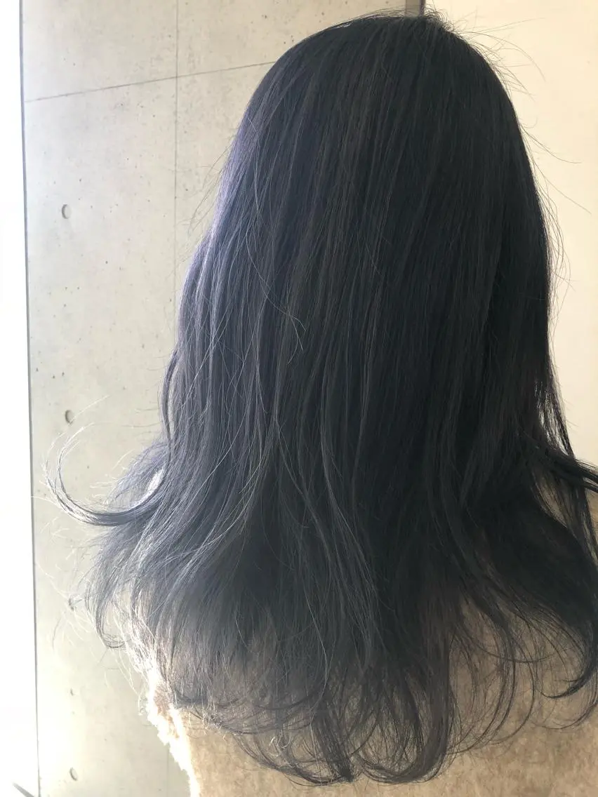 セミロング 松本 明日可のヘアスタイル