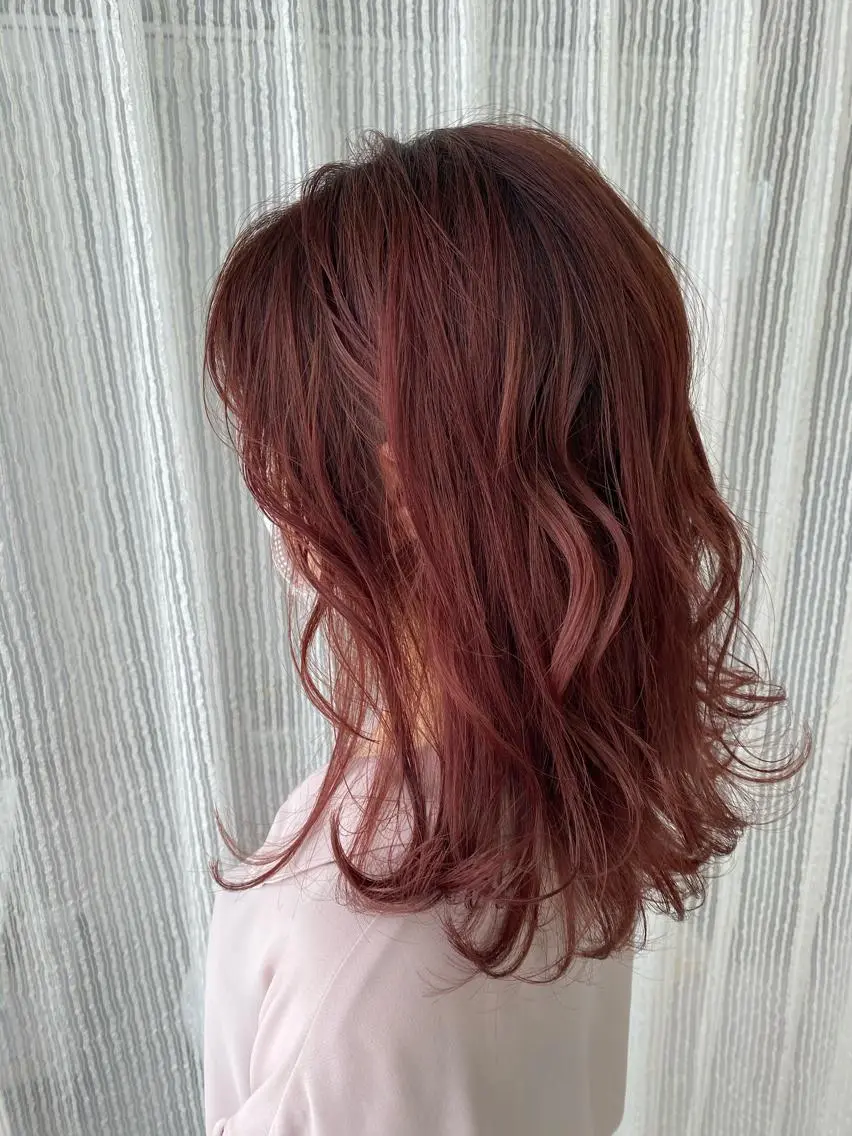 セミロング カラー パーマ 豊橋美容院 ソンリエのヘアスタイル