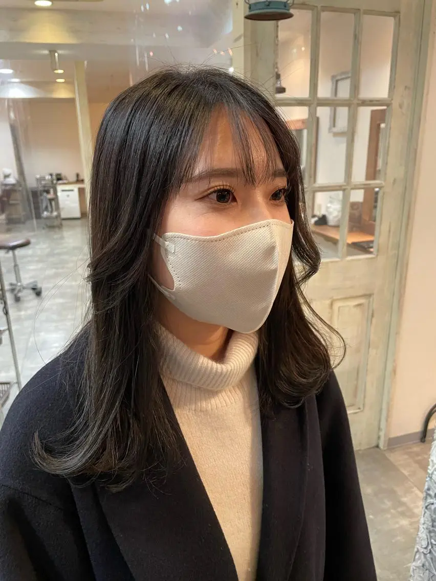 ロング カラー カット ヘアカラー トリートメント 福田 ジュンキのヘアスタイル
