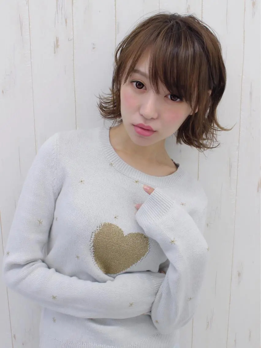 ミディアム カラー 小濱 秀人のヘアスタイル