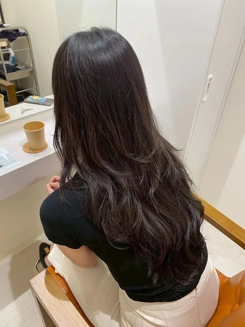 セミロング カラー ベージュカラー ブリーチ ブラウンカラー ケアブリーチ 透明感カラー カット ヘアカラー トリートメント 🌜ROW町田 🌛 公式のヘアスタイル