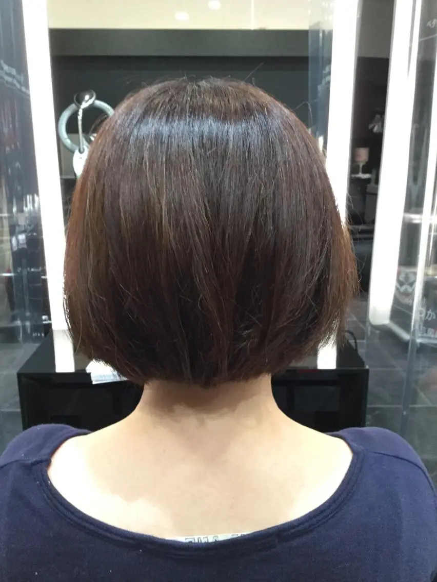 ミディアム カラー Annon プライベートサロンのヘアスタイル