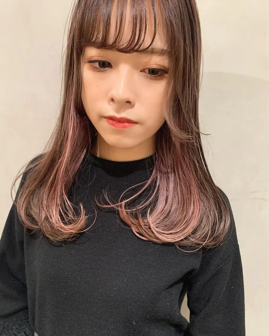 セミロング カラー ヘアカラー トリートメント 優作 〜圧倒的信頼〜のヘアスタイル