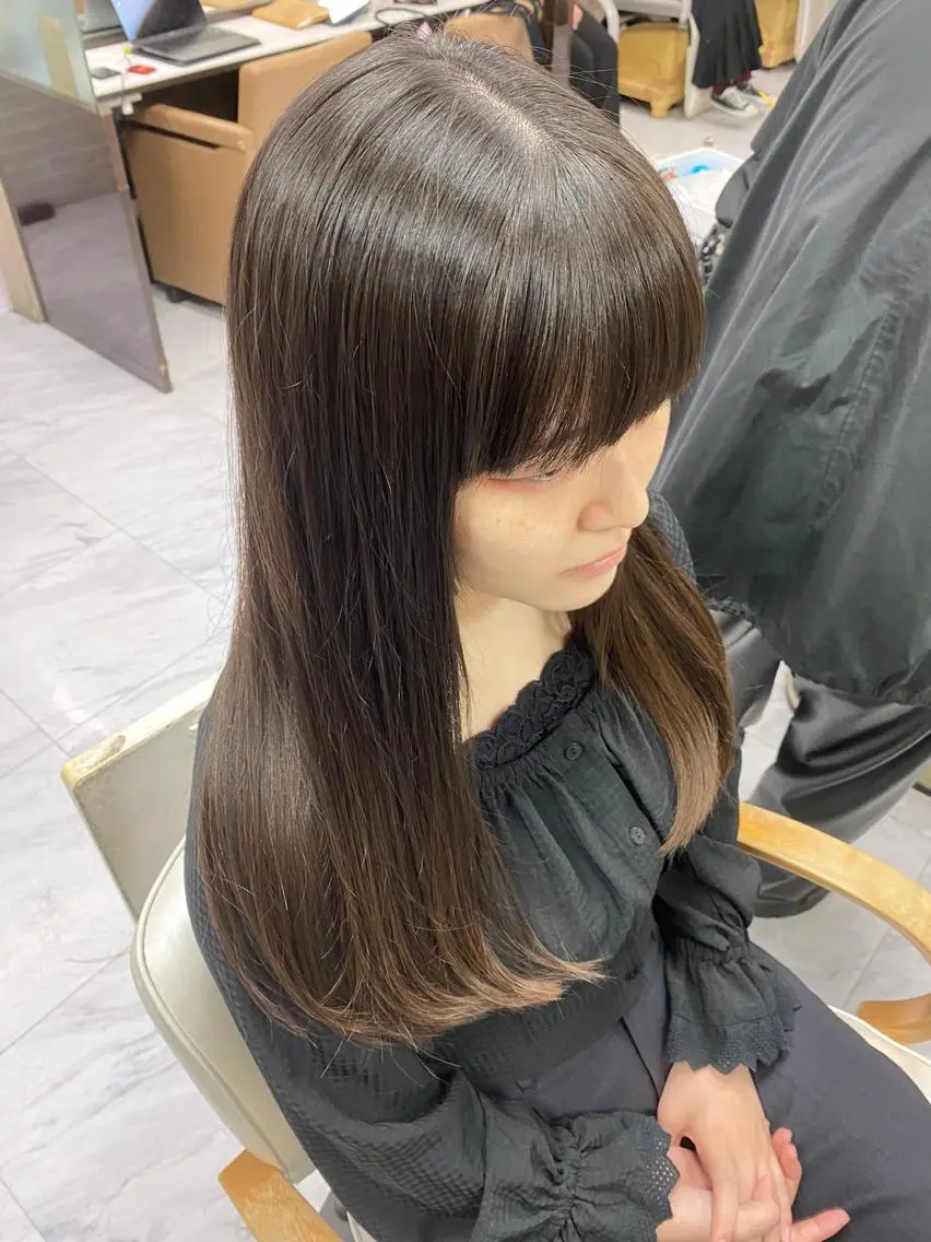 ロング レイヤーカット シャギー 目黒 碧人のヘアスタイル
