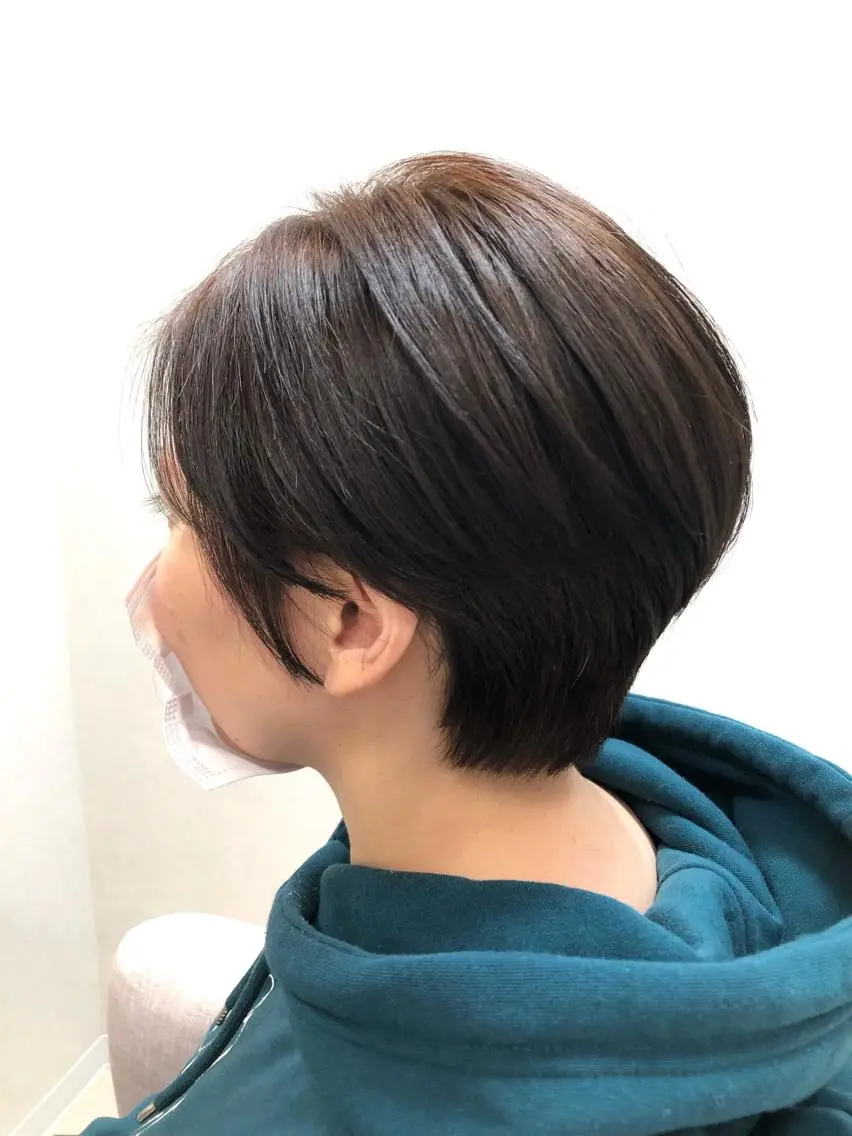ショート ハンサムショート ショートヘア カット ショート/白髪ぼかし 君和田若菜のヘアスタイル