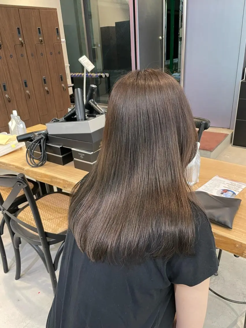 ロング 縮毛矯正 ✨−5歳大人ショート ヘア✨れいじのヘアスタイル