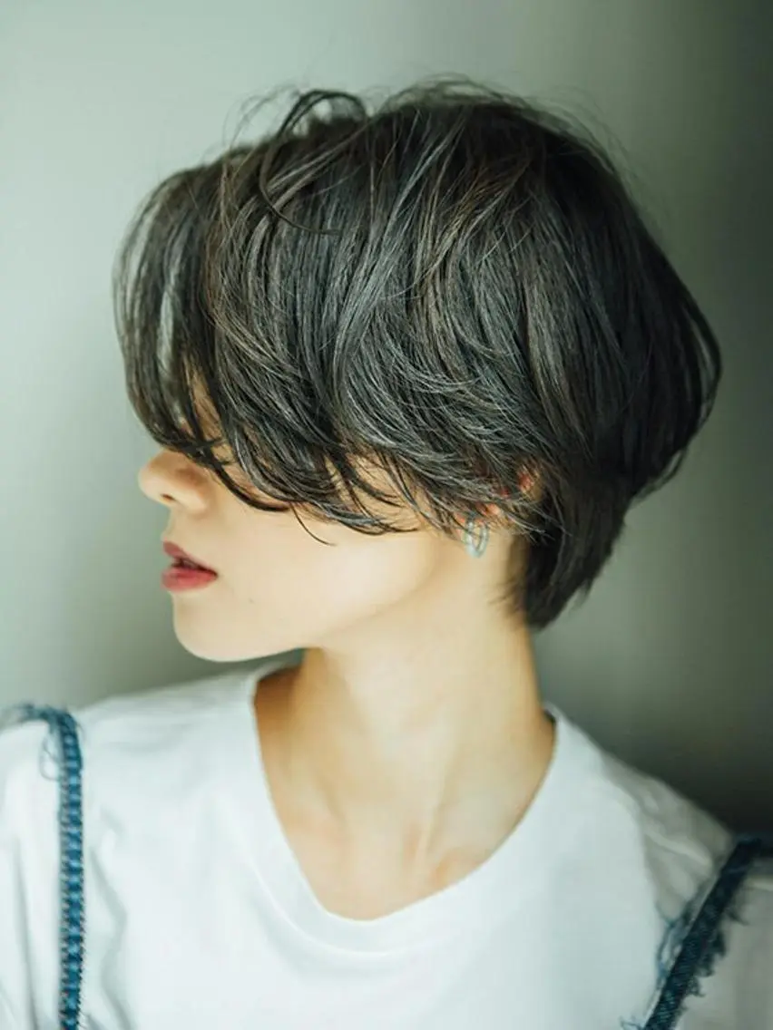 ショート カラー どんな髪の悩みも解決 します✨田嶋俊一✨のヘアスタイル