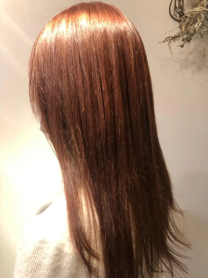 ロング メンズパーマ、カラー 大募集村上莉奈のヘアスタイル