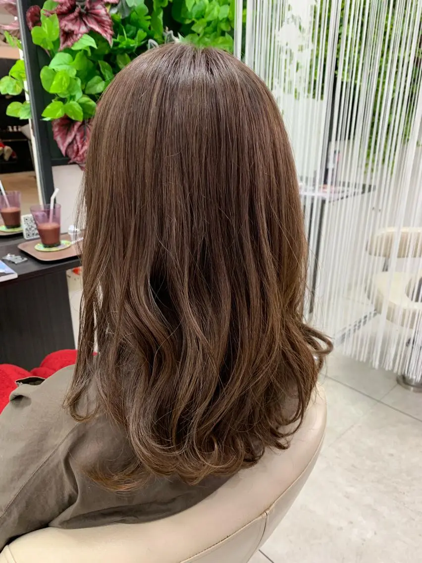 ロング アッシュ アッシュブラウン ショート NAOKIのヘアスタイル