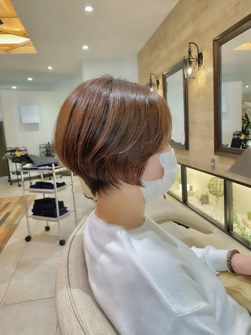 ショート ボブ 似合わせカット ショートヘア 小顔カット 宮腰一磨 ・ショート・ボブ🌿のヘアスタイル
