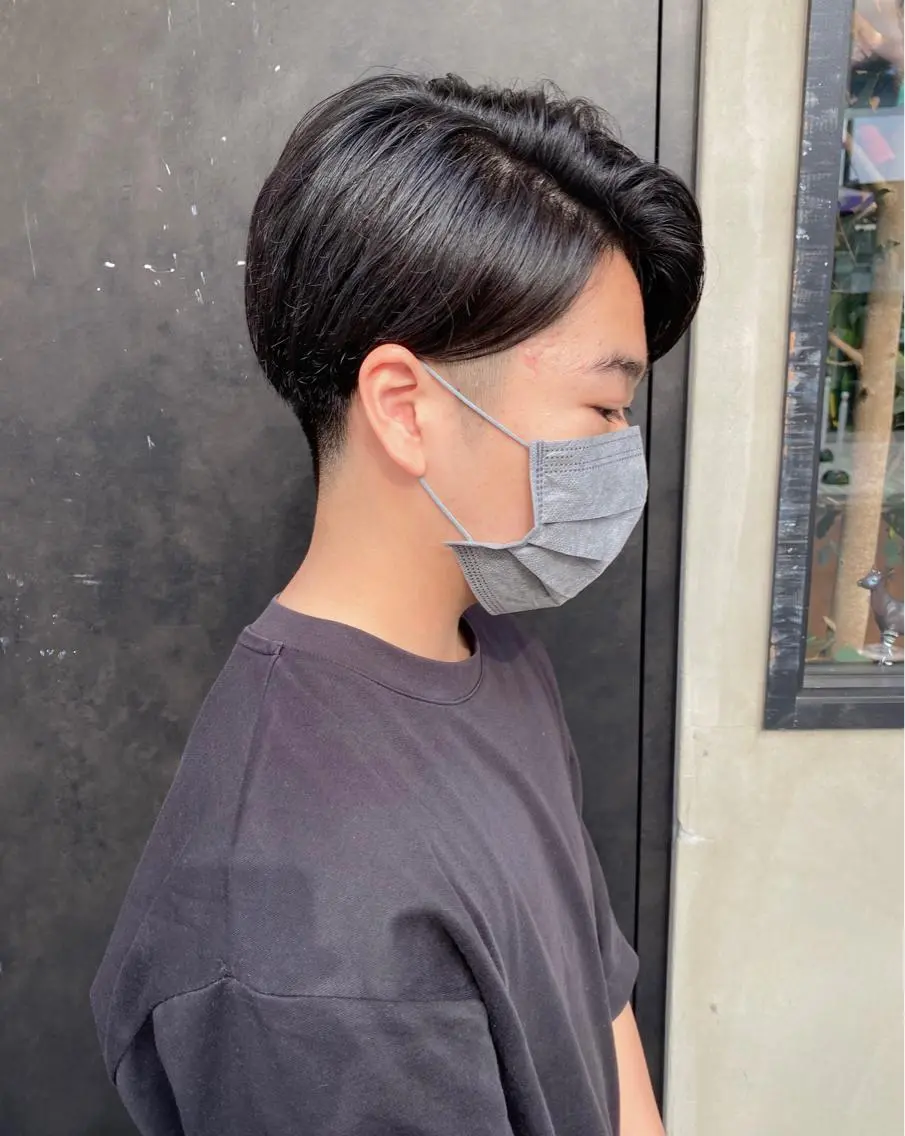 ショート メンズ ツーブロック カット 【扉gate】野崎 英幸のヘアスタイル