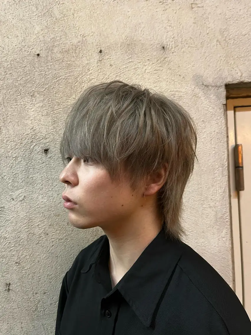 ミディアム カラー メンズ カット ヘアカラー トリートメント ヘアセット 🏆メンズヘア特化 🥇代表りんぺーのヘアスタイル