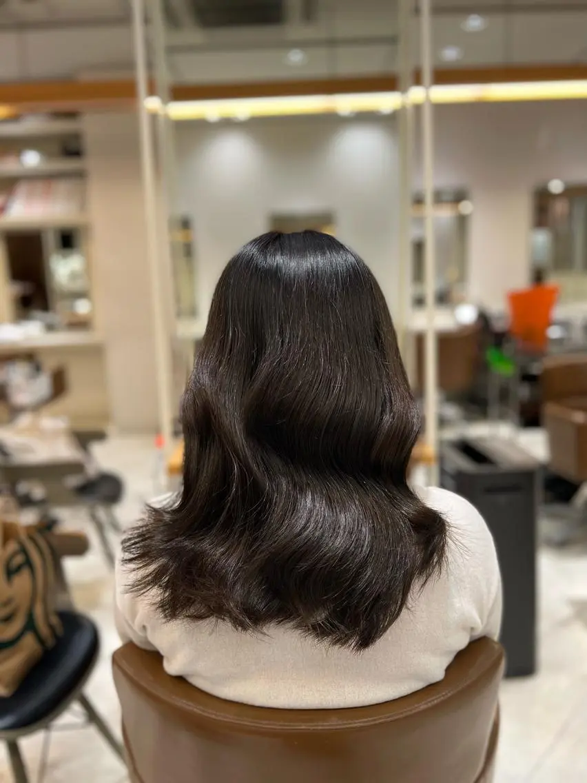 カラー アッシュ アッシュグレー 似合わせカット /宮本セナのヘアスタイル
