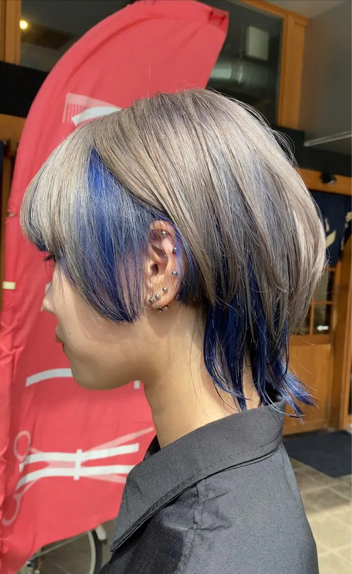 ショート カット ヘアカラー トリートメント 河上 雅俊のヘアスタイル