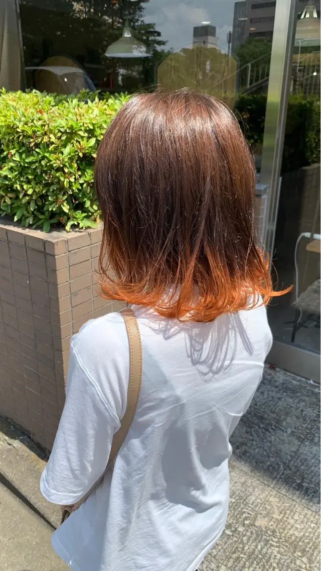 ミディアム カラー 縮毛矯正・髪質改善 鈴木悠太/当日OK✨のヘアスタイル