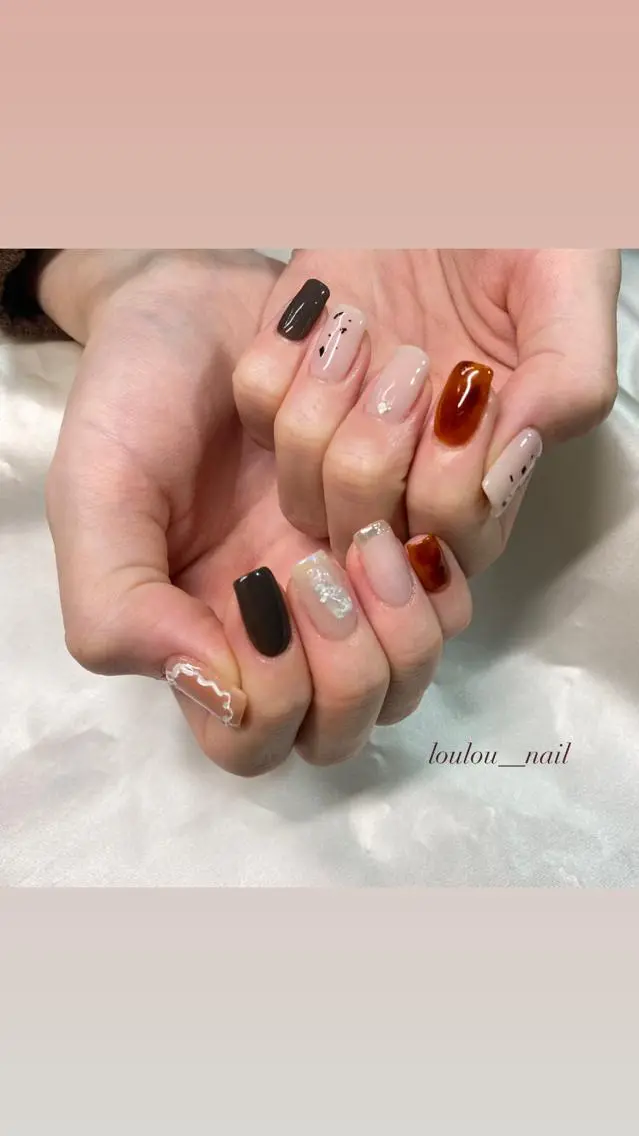 ネイル 持ち込み ハンドネイル ハンドケア 葛西 知佳のネイルデザイン