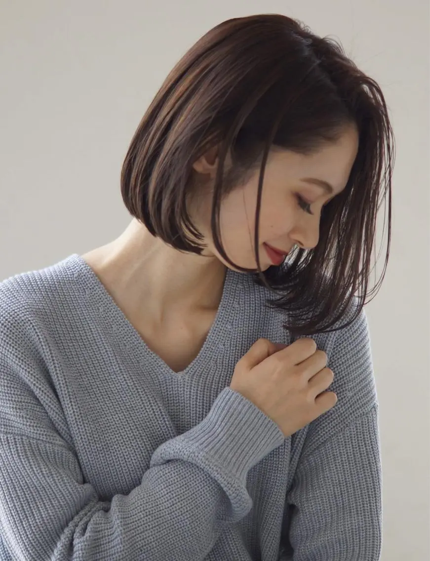 ショート カット 縮毛矯正 トリートメント Lino by hoNuaのヘアスタイル