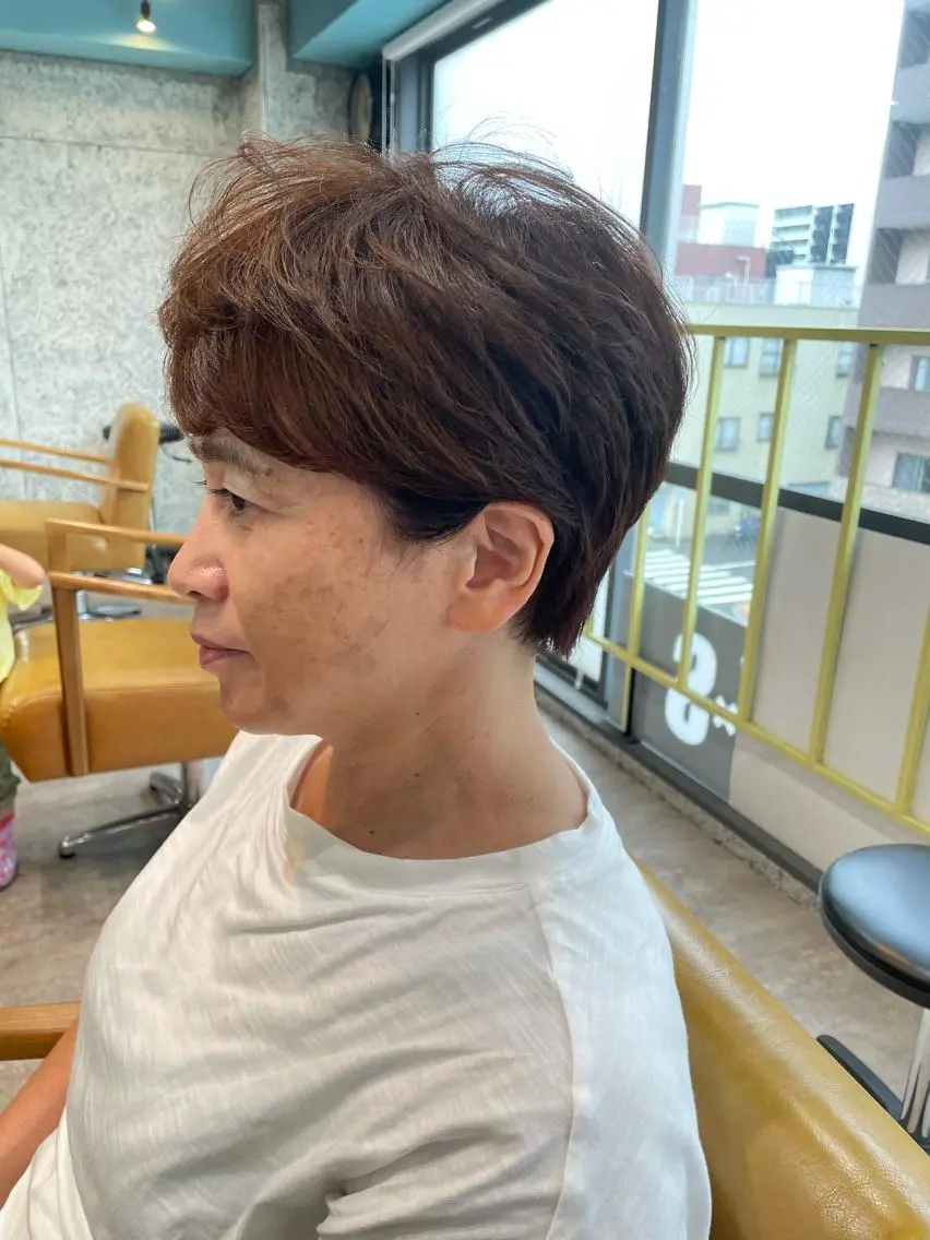 ショート ショートヘア レイヤースタイル⭐️ 村上のヘアスタイル