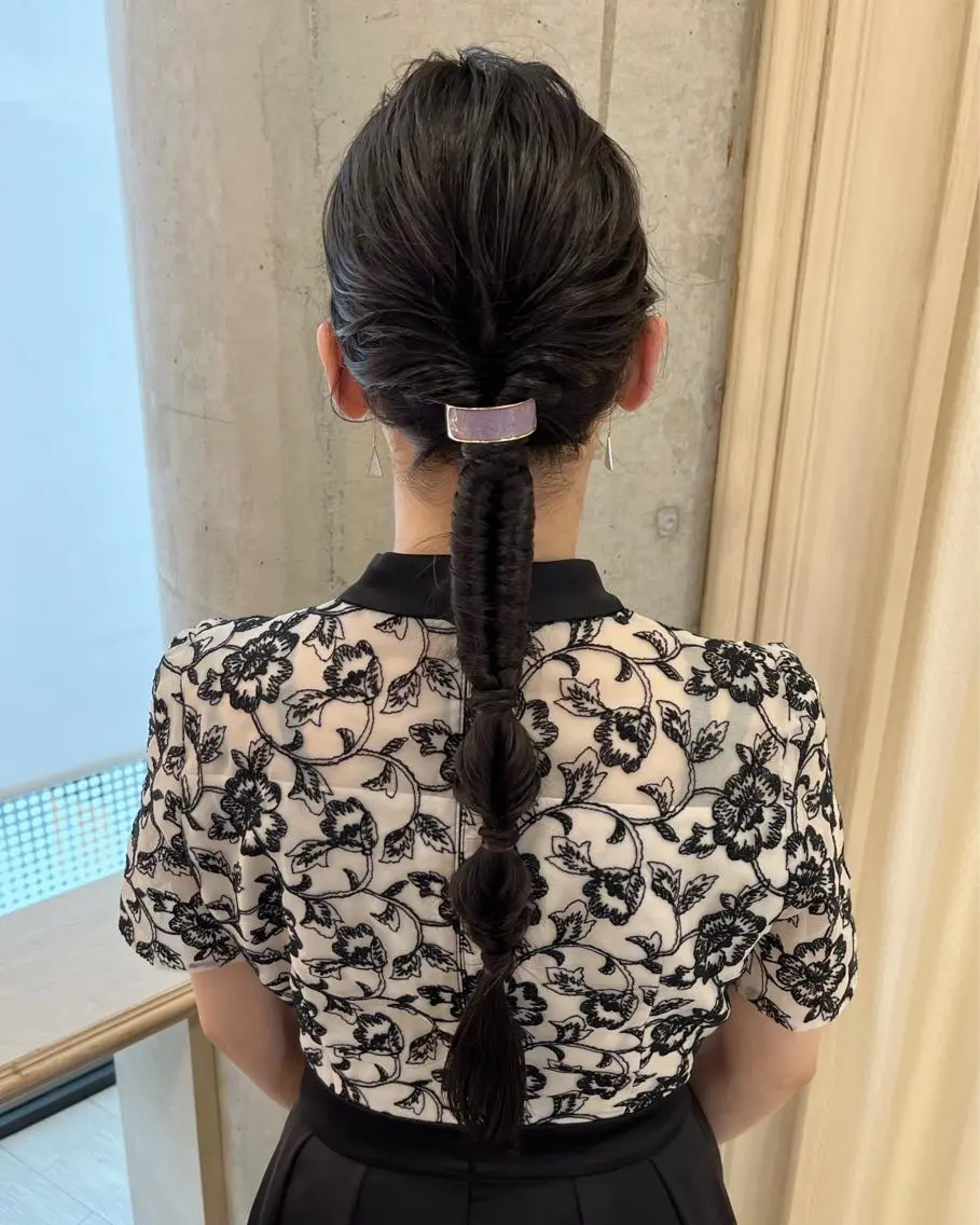 ロング ヘアアレンジ ヘアセット サソウ ユリエ🥥のヘアスタイル